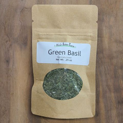 Dried Basil, Green, .25 oz